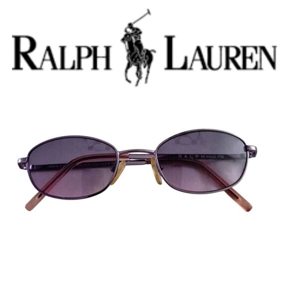 Ralph Lauren Chic Lavender Metallic Retro Small Sunglasses Model 974/S P3Z